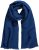 Ulla Popken Pleated Lightweight Scarf Dark Blue - Aksessuaarid - 
