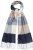 Ulla Popken Checked Fringed Hem Scarf Dark Putty - Aksessuaarid - 