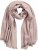Ulla Popken Fringed Hem Knit Scarf Mocha Brown - Aksessuaarid - 