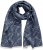Ulla Popken Smyle Reversible Scarf Navy - Aksessuaarid - 