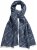 Ulla Popken Smyle Reversible Scarf Navy - Aksessuaarid - 