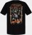 JP1880 KISS Retro Graphic Comfort Fit Band T-Shirt Black - T-särgid - Suured T-särgid 2XL – 14XL