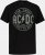 JP1880 AC/DC Graphic Comfort Fit Band T-Shirt Black - T-särgid - Suured T-särgid 2XL – 14XL