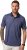 JP1880 Jay-Pi QuickDry Small Print Golf Polo Shirt Navy Blue - Polosärgid - Meeste suured polosärgid 2XL – 8XL
