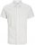 Jack & Jones Breeze Linen Blend Short Sleeve Shirt White - Särgid - Meeste suured särgid 2XL – 8XL