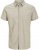 Jack & Jones Breeze Linen Blend Short Sleeve Shirt Beige - Särgid - Meeste suured särgid 2XL – 8XL