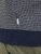 Jack & Jones Ceaston Knit Short Sleeve Sweater Grey/Blue - Sviitrid ja dressipluusid - Meeste suured kapuutsiga jakid suurustes 2XL – 14XL