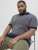Jack & Jones Ceaston Knit Short Sleeve Sweater Grey/Blue - Sviitrid ja dressipluusid - Meeste suured kapuutsiga jakid suurustes 2XL – 14XL