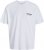 Jack & Jones Botaniq Crew Neck T-Shirt Bright White - T-särgid - Suured T-särgid 2XL – 14XL