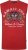 Kam Jeans 5763 Hawaii Surf Vest Sleeveless T-Shirt Washed Red - T-särgid - Suured T-särgid 2XL – 14XL