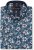 Kam Jeans 6061 Hibiscus Floral Print Short Sleeve Shirt Midnight Blue - Särgid - Meeste suured särgid 2XL – 8XL