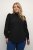 Kaffe Curve Ditta Smock Pluus Sügavmust - Pluusid & tuunikad - 