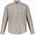 JP1880 Long Sleeve Check Print Traditional Shirt Brown - Särgid - Meeste suured särgid 2XL – 8XL