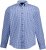 JP1880 Shirt Traditional Checked Long Sleeve Blue - Särgid - Meeste suured särgid 2XL – 8XL