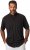 JP1880 Shirt Pique Flexnamic Short Sleeve Black TALL - MEESTERIIDED MT-6XLT - Pikad meeste riided