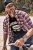 JP1880 Shirt Flannel Checked Long Sleeve Red TALL - MEESTERIIDED MT-6XLT - Pikad meeste riided