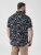 D555 Rick Geometric Print Short Sleeve Shirt Navy - Särgid - Meeste suured särgid 2XL – 8XL