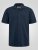 D555 Connor Stretch Cuban Collar Resort Short Sleeve Shirt Navy - Särgid - Meeste suured särgid 2XL – 8XL