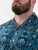 D555 Hawkins Printed Cuban Collar Resort Short Sleeve Shirt Teal - Särgid - Meeste suured särgid 2XL – 8XL