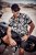 JP1880 Skull Pattern Jersey Short Sleeve Shirt Black - Särgid - Meeste suured särgid 2XL – 8XL
