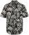 JP1880 Skull Pattern Jersey Short Sleeve Shirt Black - Särgid - Meeste suured särgid 2XL – 8XL