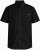 Motley Denim Zagreb Lühikeste Varrukatega Särk Must - Särgid - Meeste suured särgid 2XL – 8XL