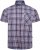 Kam Jeans 6339 Checked Short Sleeve Shirt Blue - Särgid - Meeste suured särgid 2XL – 8XL