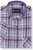 Kam Jeans 6339 Checked Short Sleeve Shirt Blue - Särgid - Meeste suured särgid 2XL – 8XL