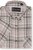 Kam Jeans 6339 Checked Short Sleeve Shirt Beige - Särgid - Meeste suured särgid 2XL – 8XL