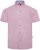 Kam Jeans 6340 Linen Mix Short Sleeve Shirt Pink - Särgid - Meeste suured särgid 2XL – 8XL