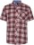 Kam Jeans 6368 Checked Short Sleeve Shirt Red - Särgid - Meeste suured särgid 2XL – 8XL