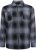 Kam Jeans 6354 Zip Through Check Shirt Charcoal - Särgid - Meeste suured särgid 2XL – 8XL