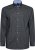 Kam Jeans 6362 All Over Eye Print Long Sleeve Navy - Särgid - Meeste suured särgid 2XL – 8XL