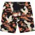 JP1880 Bermuda Shorts Floral All-over Print Black - Lühikesed Püksid - Lühikesed Püksid suured suurused: W40-W60