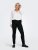Only Carmakoma Thunder Life Skinny Fit Jeans Black - Kitsa lõikega - 