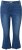 Ulla Popken Cropped Flared Eyelet Jeans Denim Blue - Teksad & Püksid Suuremates Suurustes – Plus Size - 