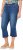 Ulla Popken Cropped Flared Eyelet Jeans Denim Blue - Teksad & Püksid Suuremates Suurustes – Plus Size - 