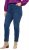 Ulla Popken Rhinestone Seam Stretch Fit Jeans Blue Denim - Teksad & Püksid Suuremates Suurustes – Plus Size - 