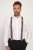 JP1880 Suspenders with Adjustable Length Burgundy Red - Aksessuaarid - 