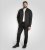 D555 Dereham 2 Knitted Sweater with Zipper Charcoal TALL - TALL dressipluusid - TALL dressipluusid ja pusad