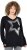 Ulla Popken Sequined Star Rolled Edge Sweater Black - Sviitrid ja dressipluusid - 