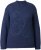 Ulla Popken Textured Glitter Embroidery Oversized Sweater Ink Blue - Sviitrid ja dressipluusid - 