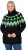 Ulla Popken Neon Alpine Pattern Long Sleeve Turtleneck Sweater Apple Green - Sviitrid ja dressipluusid - 