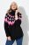 Ulla Popken Neon Alpine Pattern Long Sleeve Turtleneck Sweater Light Pink - Sviitrid ja dressipluusid - Mugavad dressipluusid ja kudumid