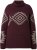 Ulla Popken Aztec Pattern Turtleneck Sweater Plum - Sviitrid ja dressipluusid - 