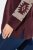 Ulla Popken Aztec Pattern Turtleneck Sweater Plum - Sviitrid ja dressipluusid - Mugavad dressipluusid ja kudumid