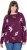 Ulla Popken Eco Cotton Leaf Pattern Long Sleeve Sweater Forest Berry - Sviitrid ja dressipluusid - 