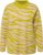 Ulla Popken Zebra Print Mock Turtleneck Long Sleeve Sweater Yellow Green - Sviitrid ja dressipluusid - 