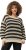 Ulla Popken Striped Long Sleeve Crocheted Sweater Vanilla - Sviitrid ja dressipluusid - 