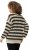 Ulla Popken Striped Long Sleeve Crocheted Sweater Vanilla - Sviitrid ja dressipluusid - 